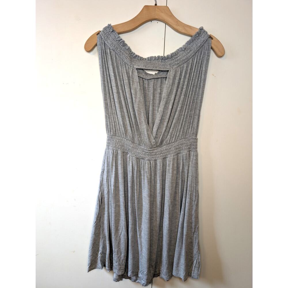 Doe & Rae Gray Mini Dress - Picture 2 of 11